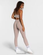 Clothing TEVEO Timeless Scrunch Leggings Dust Women 2HL08D89 - Image 5