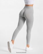 Clothing TEVEO Timeless Scrunch Leggings Light gray Women 2HL08D90 - Image 2