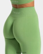 Clothing TEVEO Timeless Scrunch Leggings Olive Women 2HL08D92 - Image 4