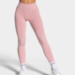 Clothing TEVEO Timeless Scrunch Leggings Pink Women 2HL08D94