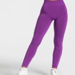 Clothing TEVEO Timeless Scrunch Leggings Violet Women 2HL08D100