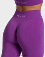 Clothing TEVEO Timeless Scrunch Leggings Violet Women 2HL08D100 - Image 4