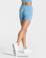 Clothing TEVEO Timeless Scrunch Short Baby Blue Women 2HL08D213 - Image 2