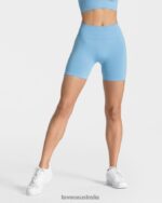 Clothing TEVEO Timeless Scrunch Short Baby Blue Women 2HL08D213