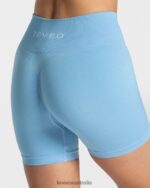 Clothing TEVEO Timeless Scrunch Short Baby Blue Women 2HL08D213 - Image 4