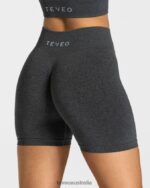 Clothing TEVEO Timeless Scrunch Short Dark gray Women 2HL08D215 - Image 4