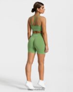 Clothing TEVEO Timeless Scrunch Short Olive Women 2HL08D219 - Image 5