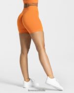 Clothing TEVEO Timeless Scrunch Short Orange Women 2HL08D220 - Image 2