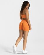 Clothing TEVEO Timeless Scrunch Short Orange Women 2HL08D220 - Image 5