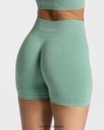 Clothing TEVEO Timeless Scrunch Short Sage Women 2HL08D222 - Image 4