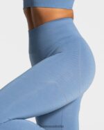 Clothing TEVEO True Leggings Blue Women 2HL08D129 - Image 4
