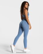 Clothing TEVEO True Leggings Blue Women 2HL08D129 - Image 5