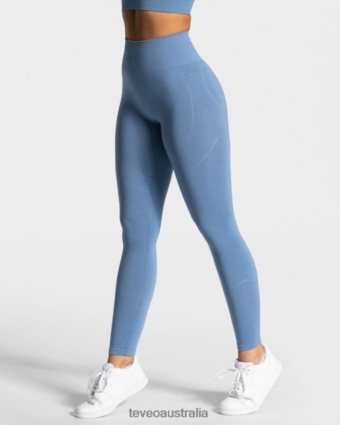 clothing_teveo_true_leggings_blue_women_2hl08d129.jpg Clothing TEVEO True Leggings Blue Women 2HL08D129 - Image 1
