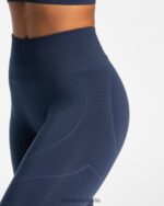 Clothing TEVEO True Leggings Dark blue Women 2HL08D131 - Image 4