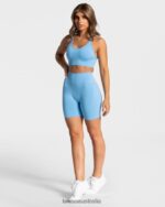 Clothing TEVEO True Short Baby Blue Women 2HL08D244 - Image 3