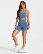 Clothing TEVEO True Short Blue Women 2HL08D246 - Image 3