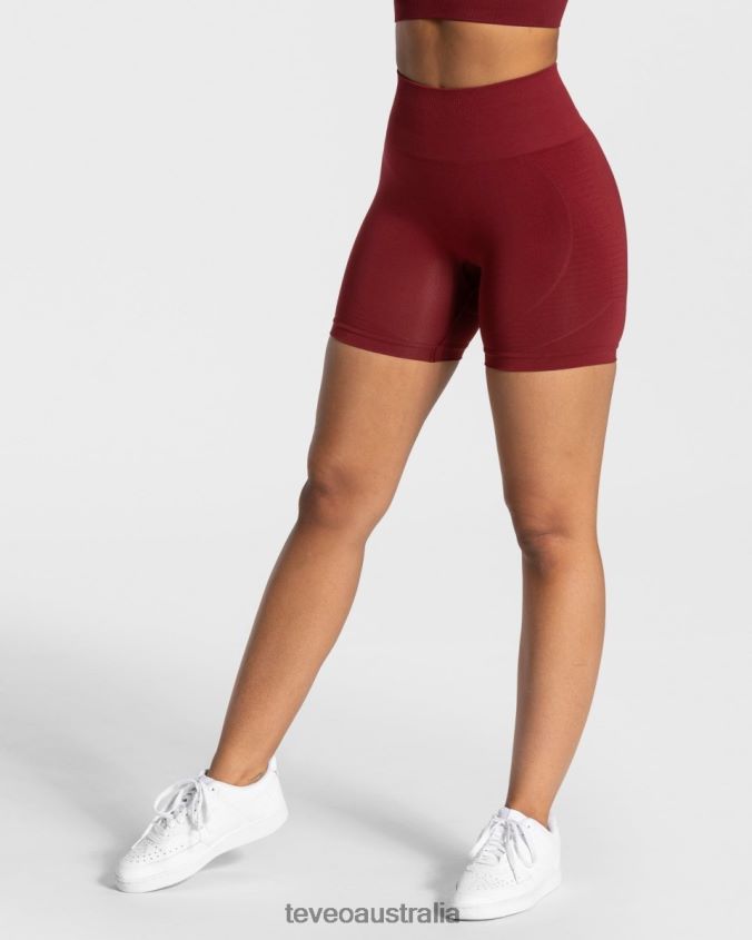 clothing_teveo_true_short_wine_red_women_2hl08d254.jpg Clothing TEVEO True Short Wine red Women 2HL08D254 - Image 1