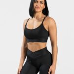 Clothing TEVEO V-Shape Bh Black Women 2HL08D363