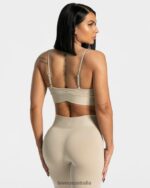 Clothing TEVEO V-shape bra Sand Women 2HL08D362 - Image 2