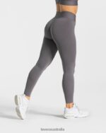 Clothing TEVEO V-Shape Leggings Graphite Women 2HL08D105 - Image 2