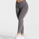 Clothing TEVEO V-Shape Leggings Graphite Women 2HL08D105