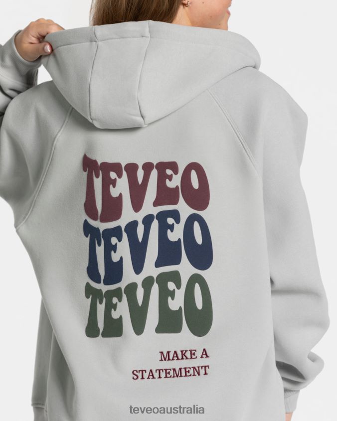 Clothing TEVEO Candy Oversized Jacket Light gray Women 2HL08D10
