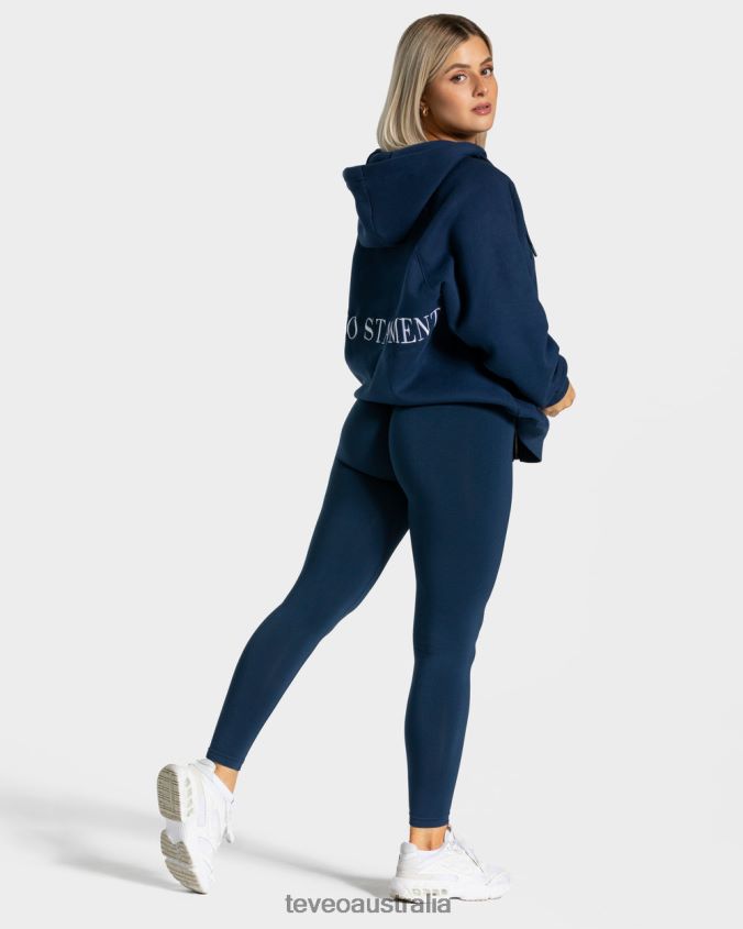 Clothing TEVEO Statement Oversized Jacket Dark blue Women 2HL08D21