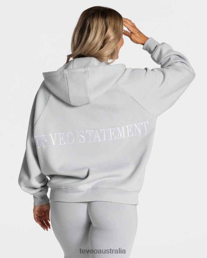 Clothing TEVEO Statement Oversized Jacket Light gray Women 2HL08D24