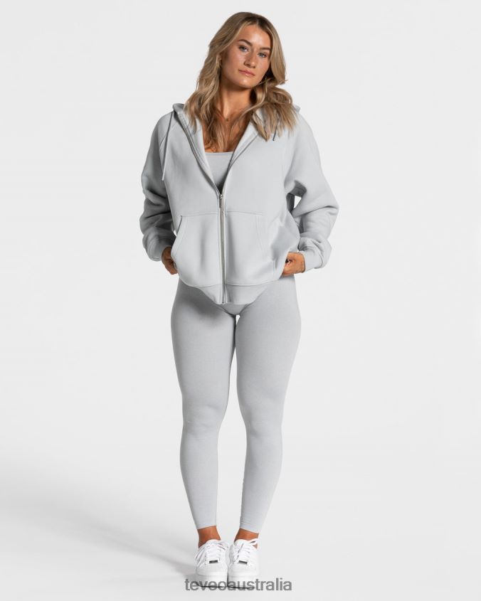 Clothing TEVEO Statement Oversized Jacket Light gray Women 2HL08D24