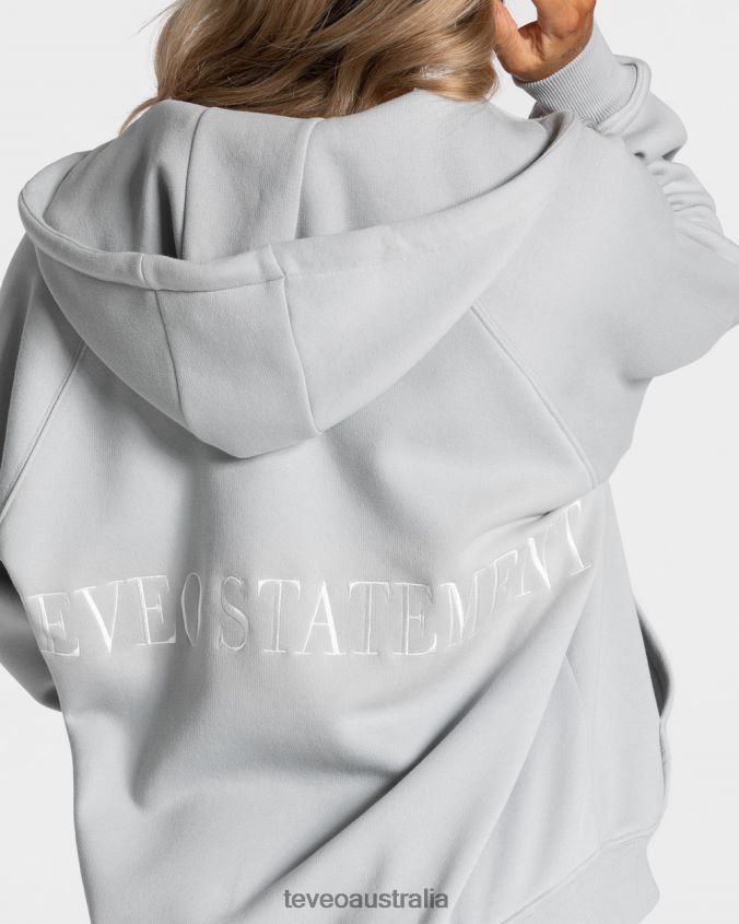 Clothing TEVEO Statement Oversized Jacket Light gray Women 2HL08D24