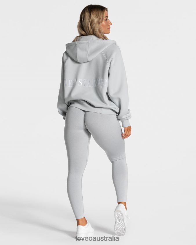 Clothing TEVEO Statement Oversized Jacket Light gray Women 2HL08D24