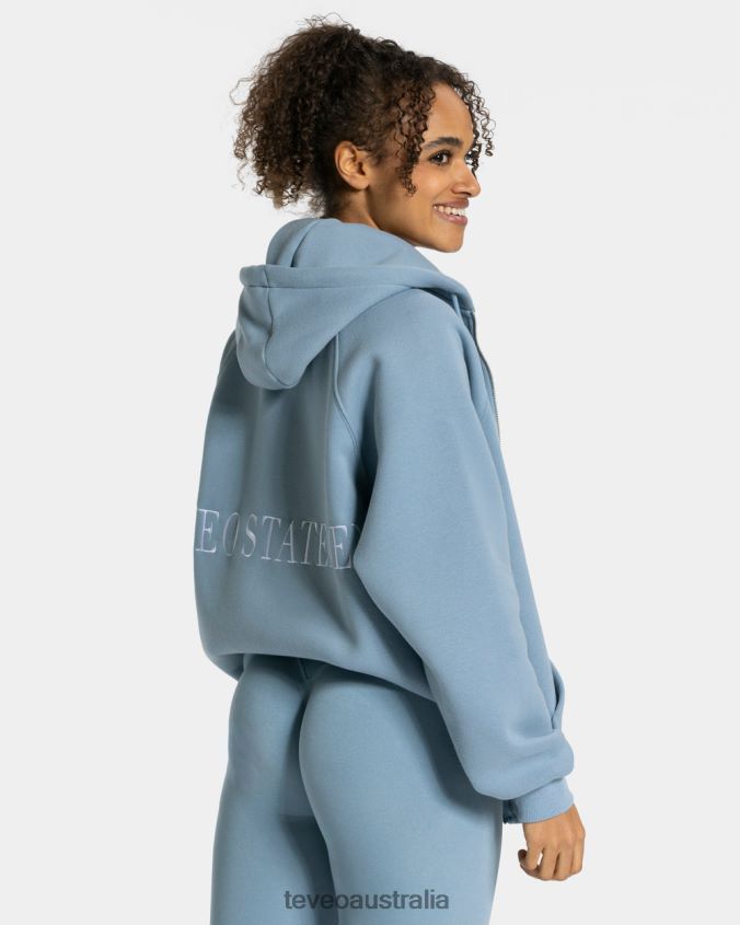 Clothing TEVEO Statement Oversized Jacket Steel blue Women 2HL08D32