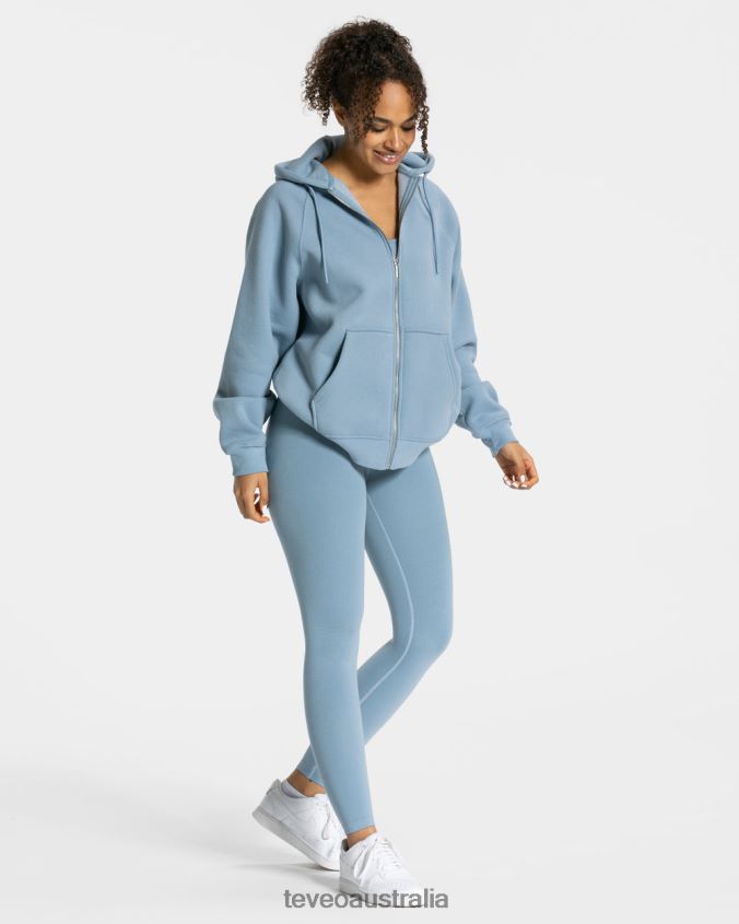 Clothing TEVEO Statement Oversized Jacket Steel blue Women 2HL08D32