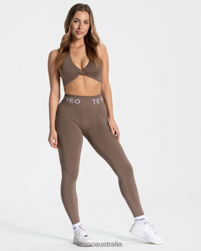 Clothing TEVEO Signature Twisted Bh Mocha Women 2HL08D314