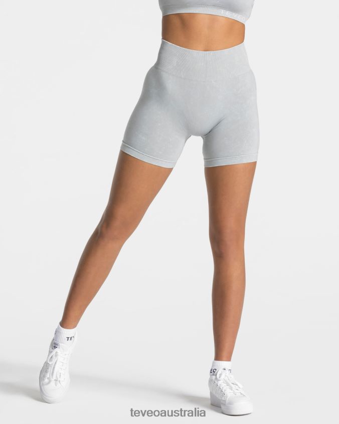 Clothing TEVEO Acid Covert Scrunch Short Light gray Women 2HL08D180