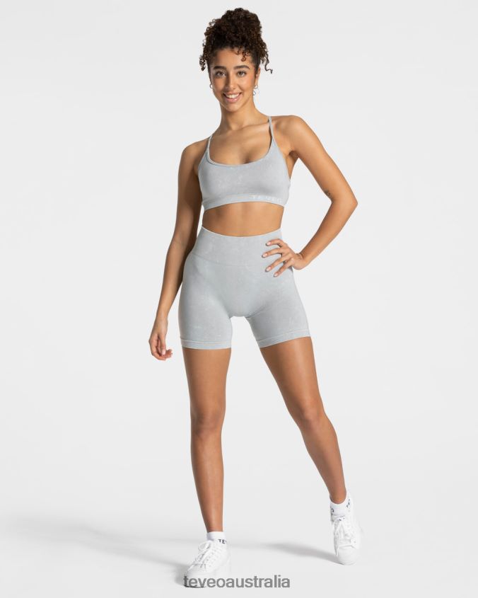 Clothing TEVEO Acid Covert Scrunch Short Light gray Women 2HL08D180