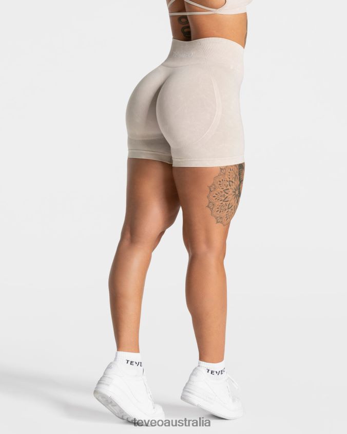 Clothing TEVEO Acid Covert Scrunch Short Sand Women 2HL08D181