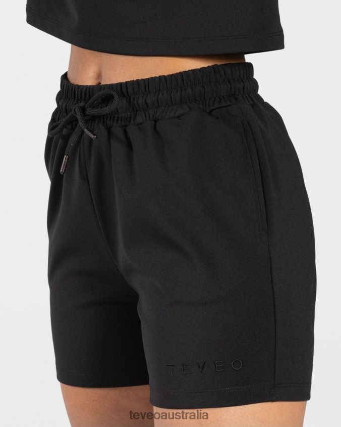 Clothing TEVEO Charming Oversized Short Black Women 2HL08D198