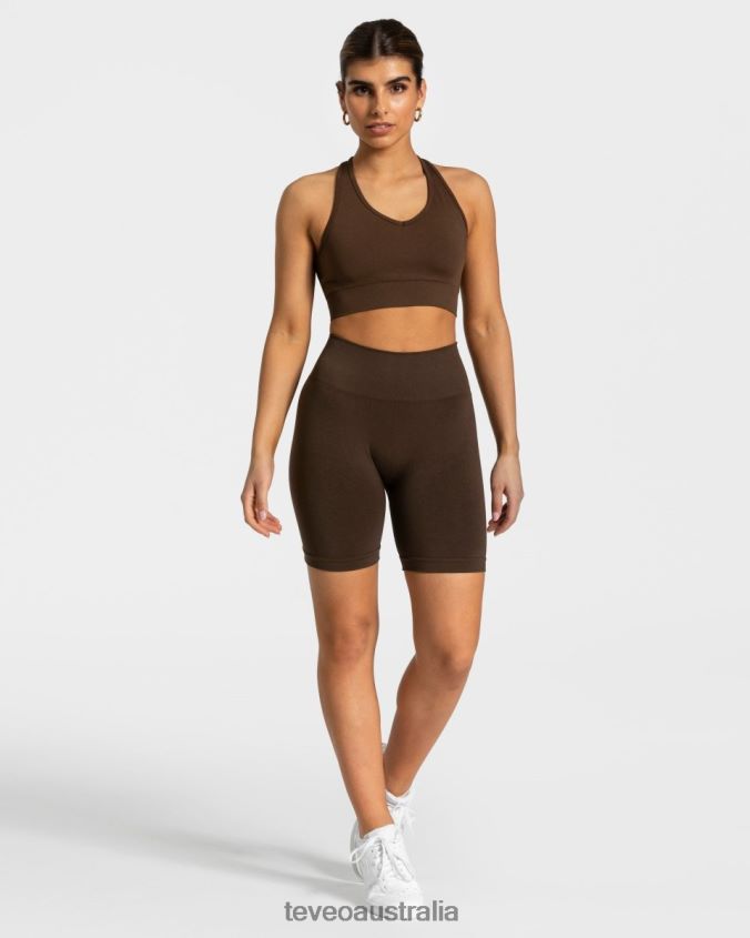Clothing TEVEO Classy Short Dark brown Women 2HL08D202