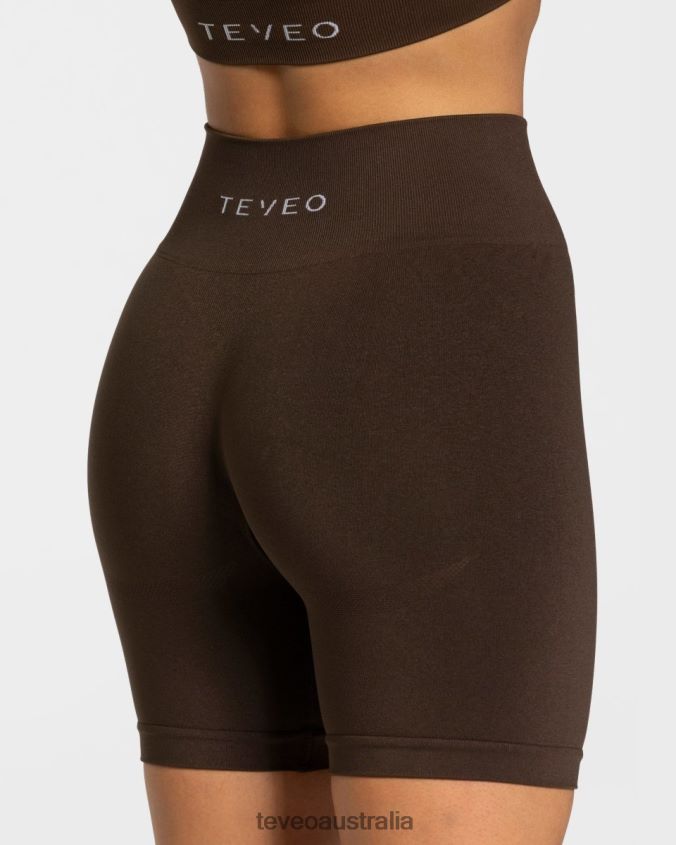 Clothing TEVEO Classy Short Dark brown Women 2HL08D202