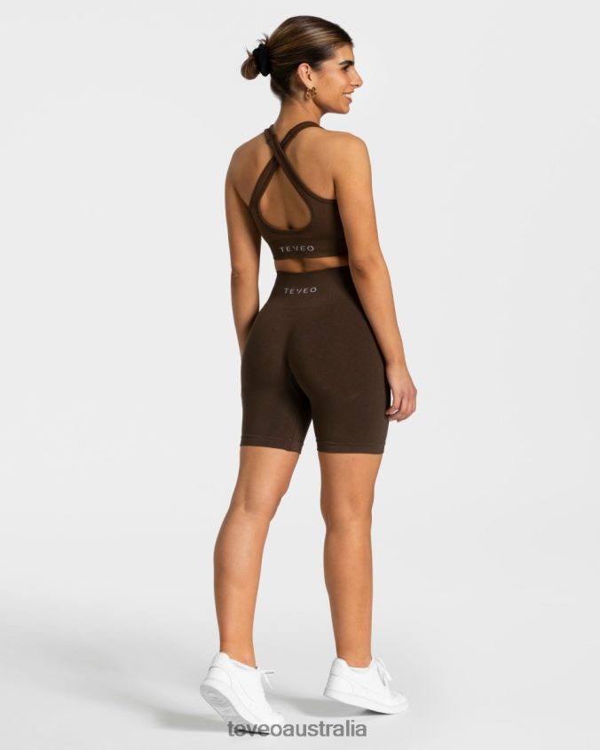 Clothing TEVEO Classy Short Dark brown Women 2HL08D202