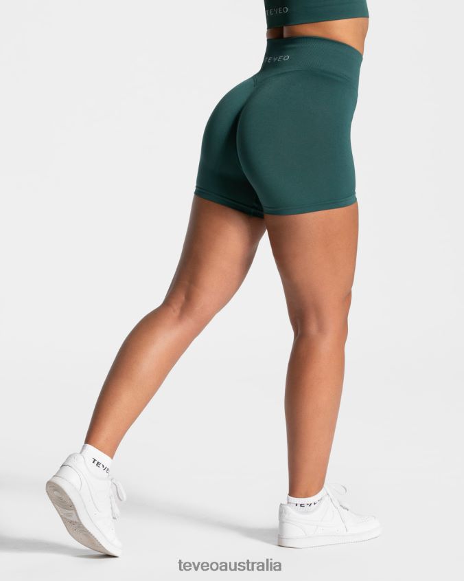 Clothing TEVEO Sensation Mini Short Dark Green Women 2HL08D195
