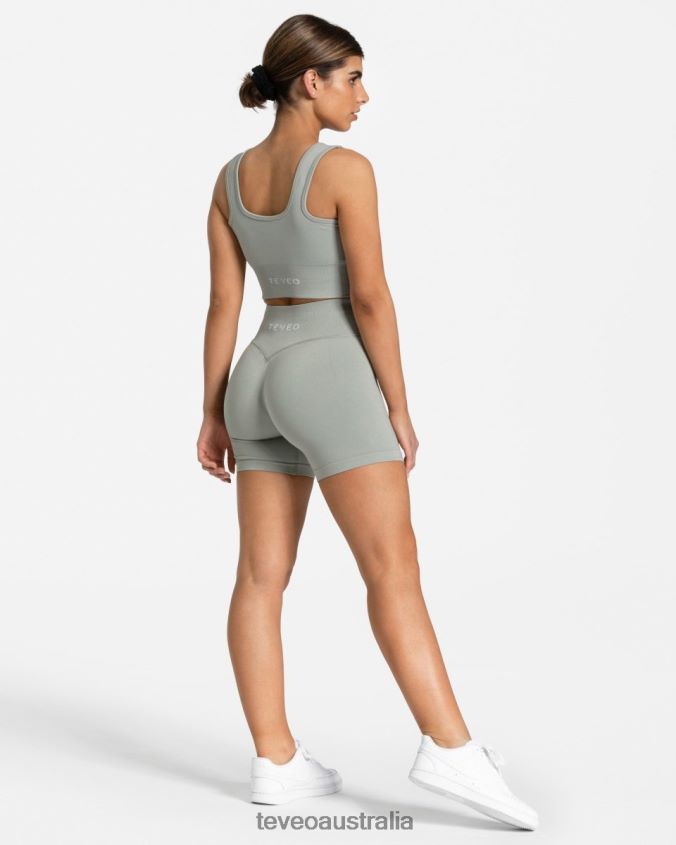 Clothing TEVEO Sensation Mini Short Gray Women 2HL08D257