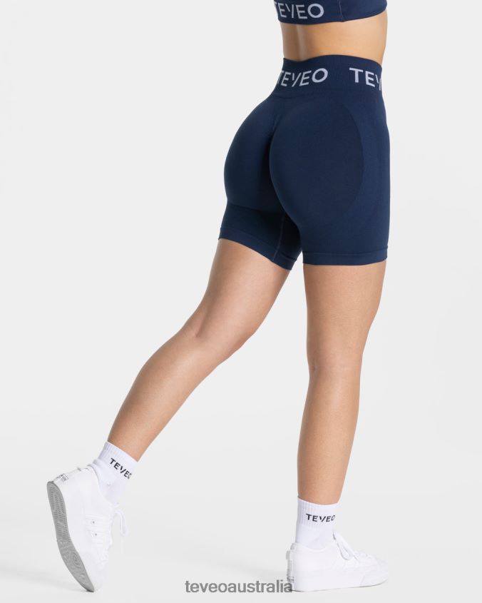 Clothing TEVEO Signature Scrunch Short Dark blue Women 2HL08D186