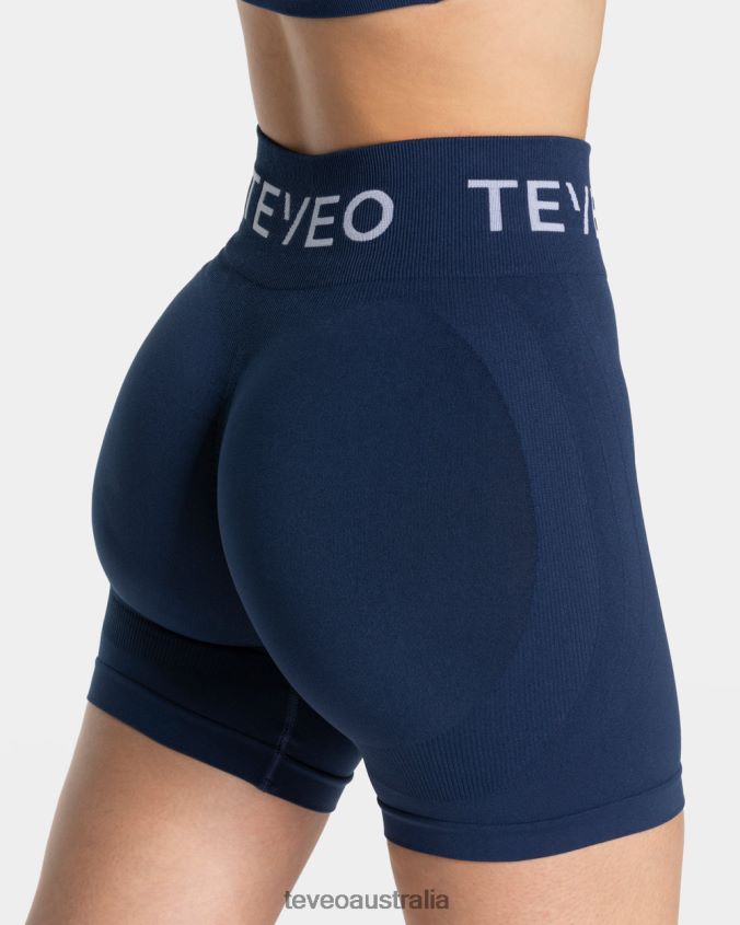 Clothing TEVEO Signature Scrunch Short Dark blue Women 2HL08D186
