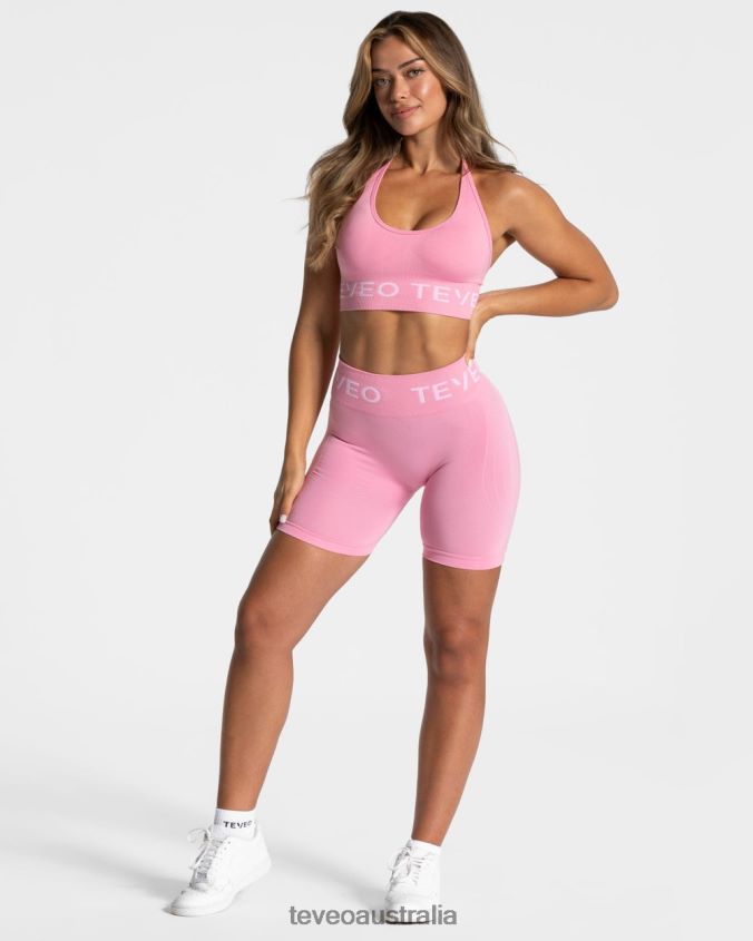 Clothing TEVEO Signature Scrunch Short Pink Women 2HL08D191
