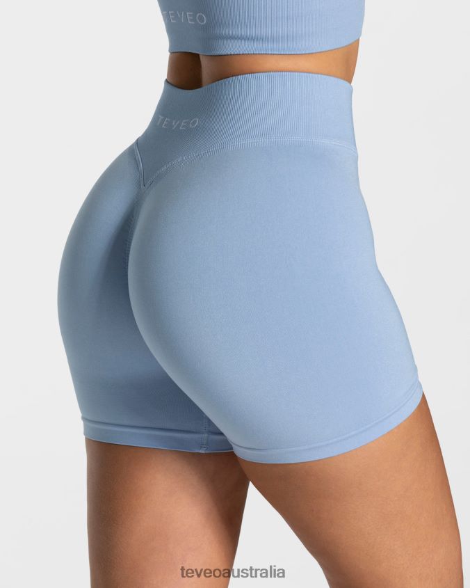 Clothing TEVEO Statement Scrunch Short Blue Women 2HL08D230