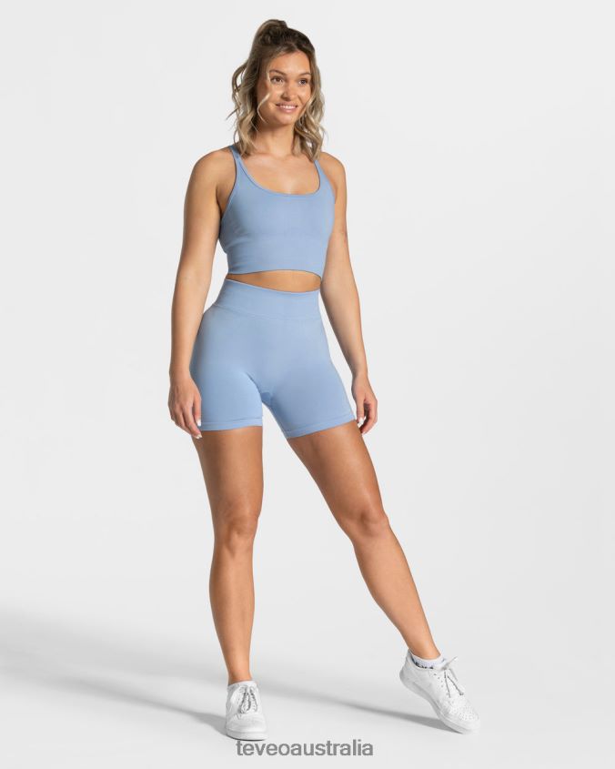 Clothing TEVEO Statement Scrunch Short Blue Women 2HL08D230