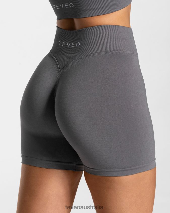 Clothing TEVEO Statement Scrunch Short Graphite Women 2HL08D234