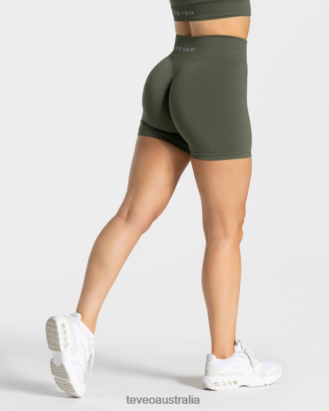 Clothing TEVEO Statement Scrunch Short Khaki Women 2HL08D237